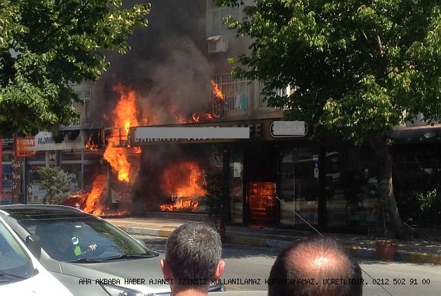 Bahçelievler'deki Yangında Faciadan Dönüldü