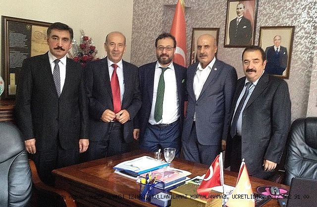 Sivas'ın Altın İsimleri Mehmet Kaya'yı Ziyaret Etti