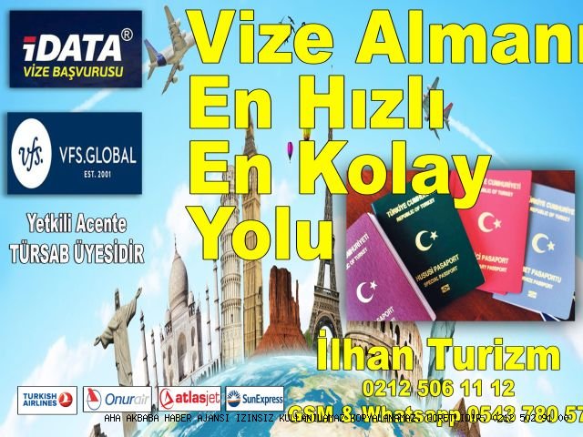 Vize almanın en kolay yolu İlhan Turizmde