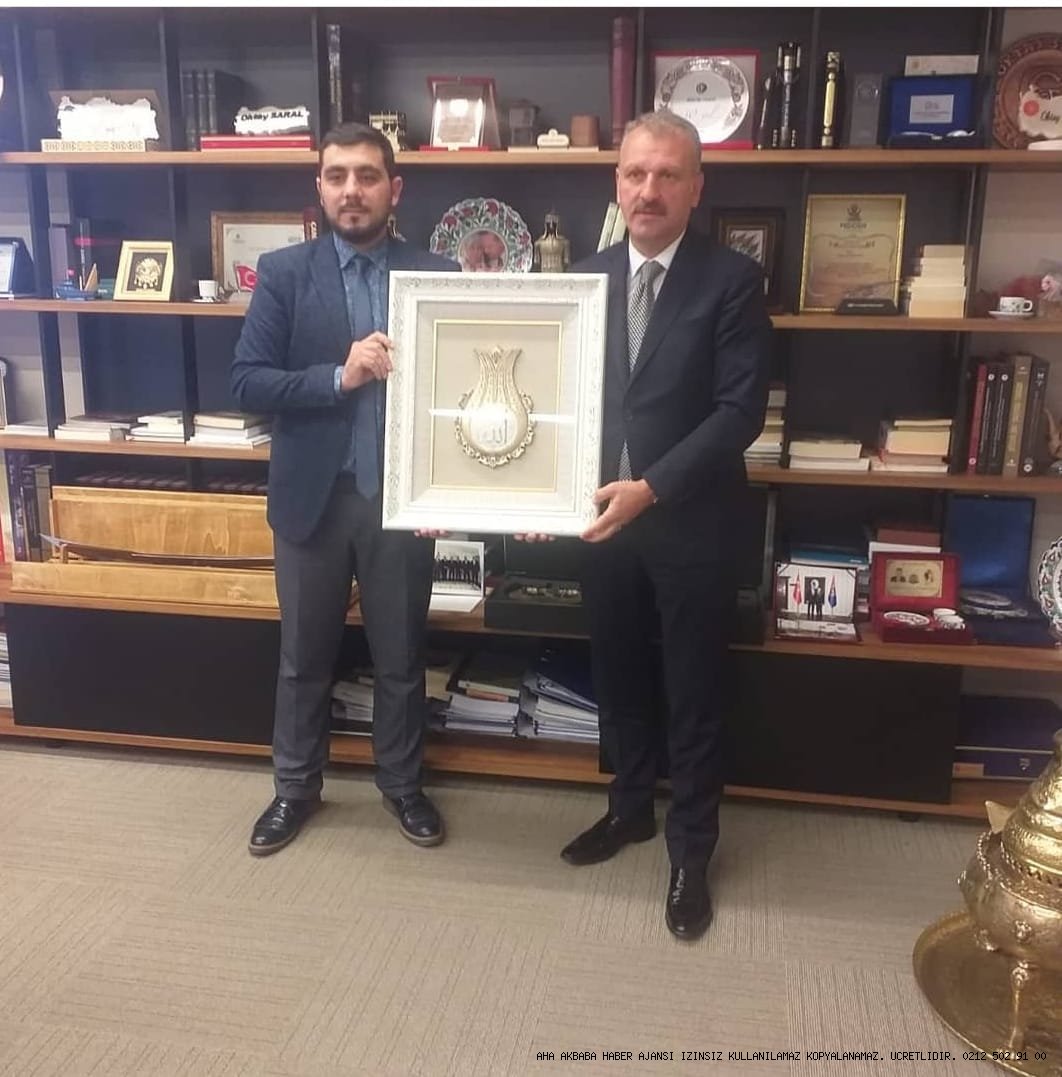 Oktay  SARAL Mustafa DEMİRER'İ makamında ağırladı.